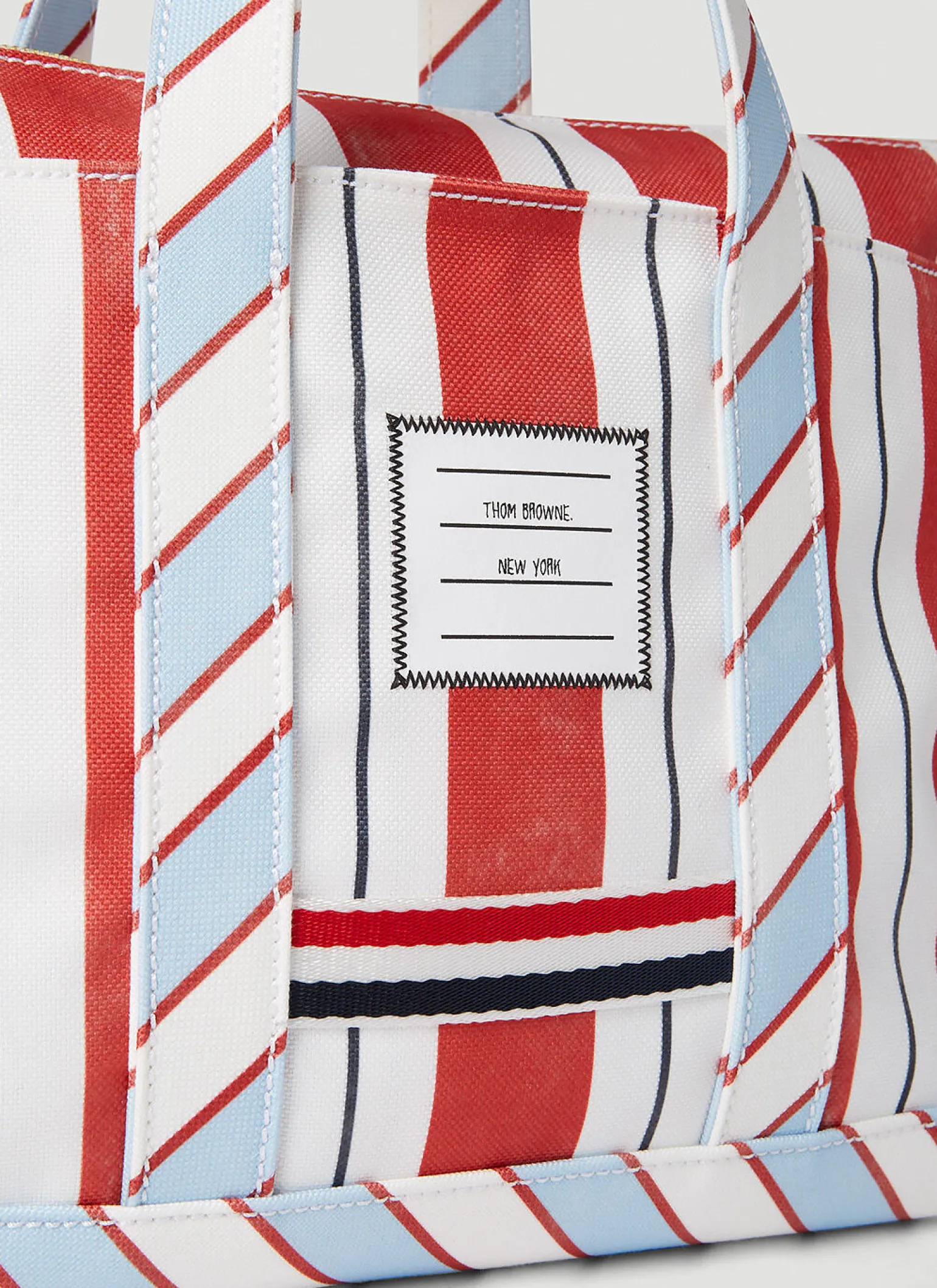 Striped Tool Tote Bag