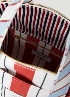 Striped Tool Tote Bag