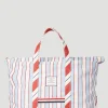 Striped Tool Tote Bag