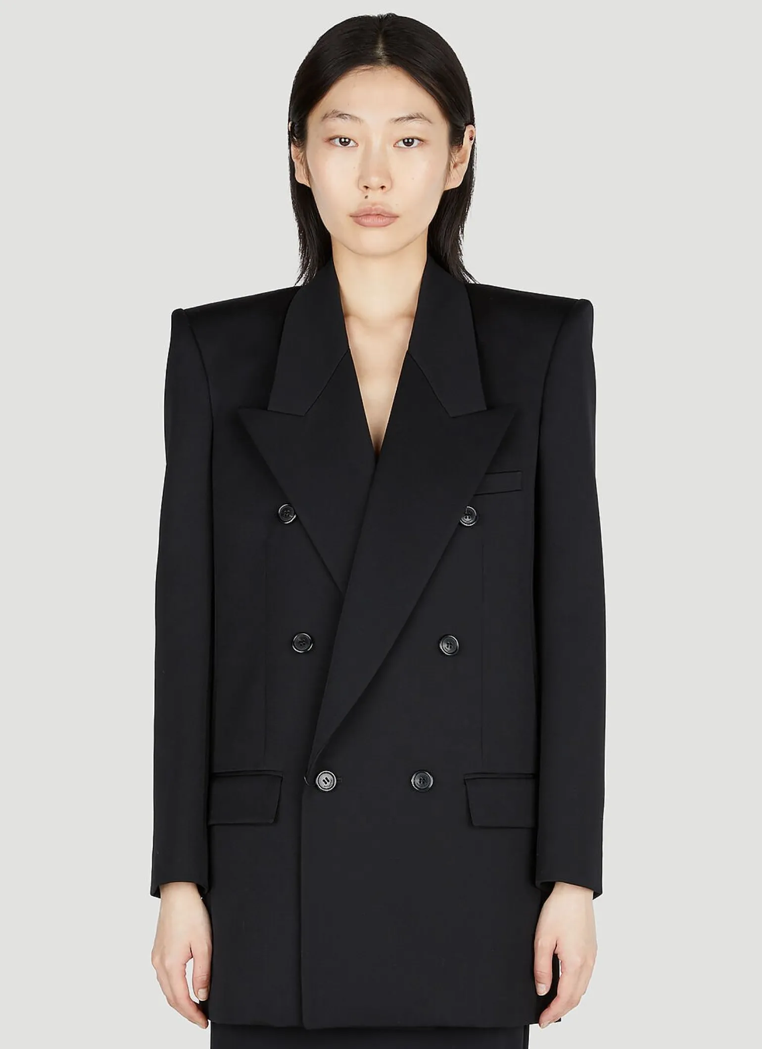 Structured Double Breasted Blazer