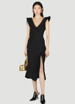 Structured Midi Dress