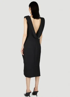 Structured Midi Dress