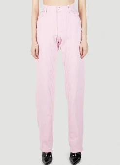 Structured Panel Jeans