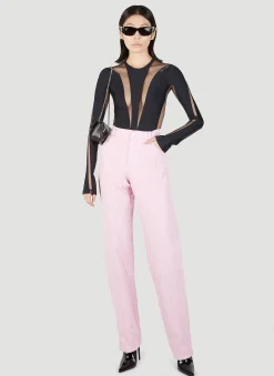 Structured Panel Jeans