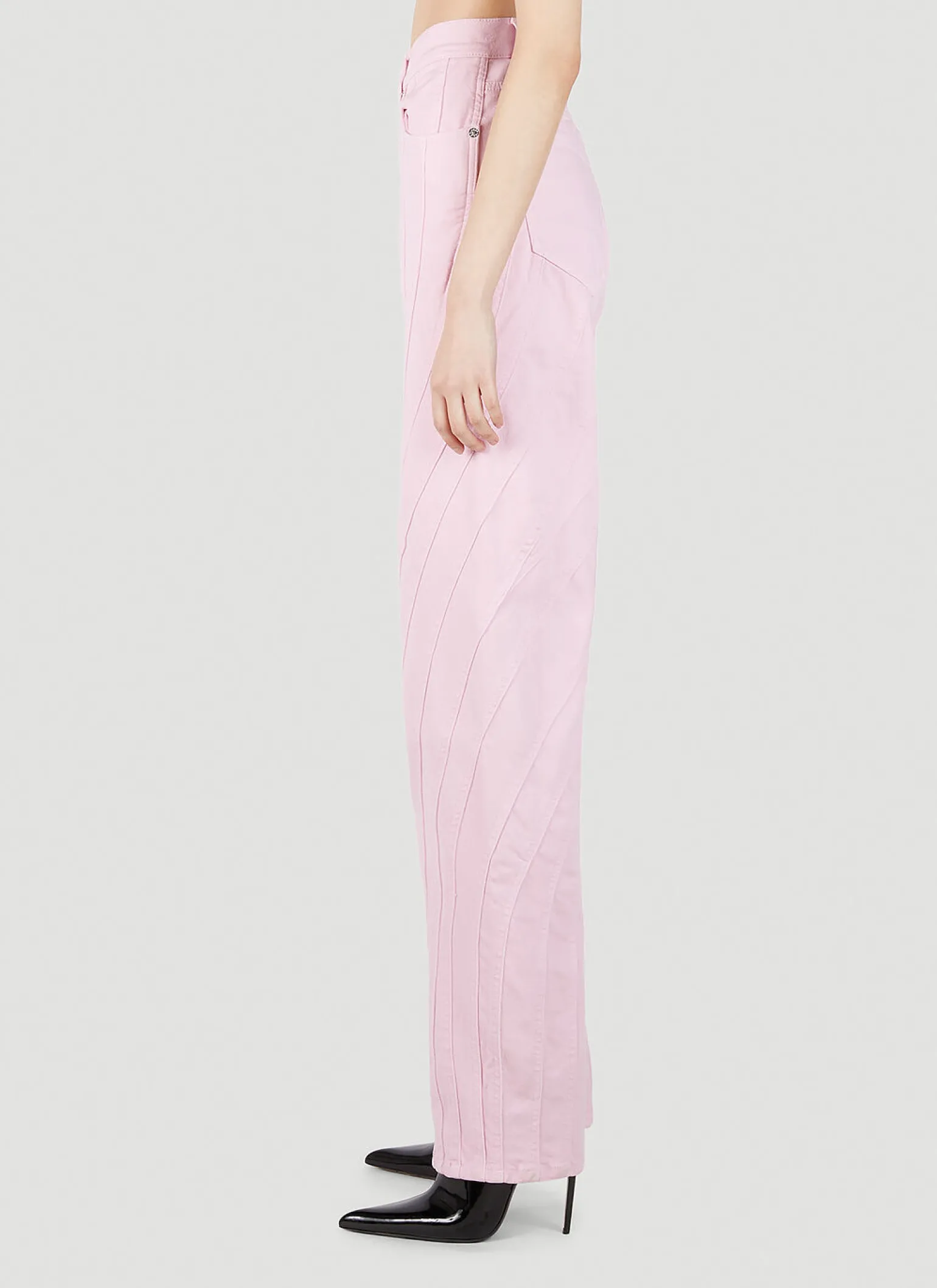 Structured Panel Jeans
