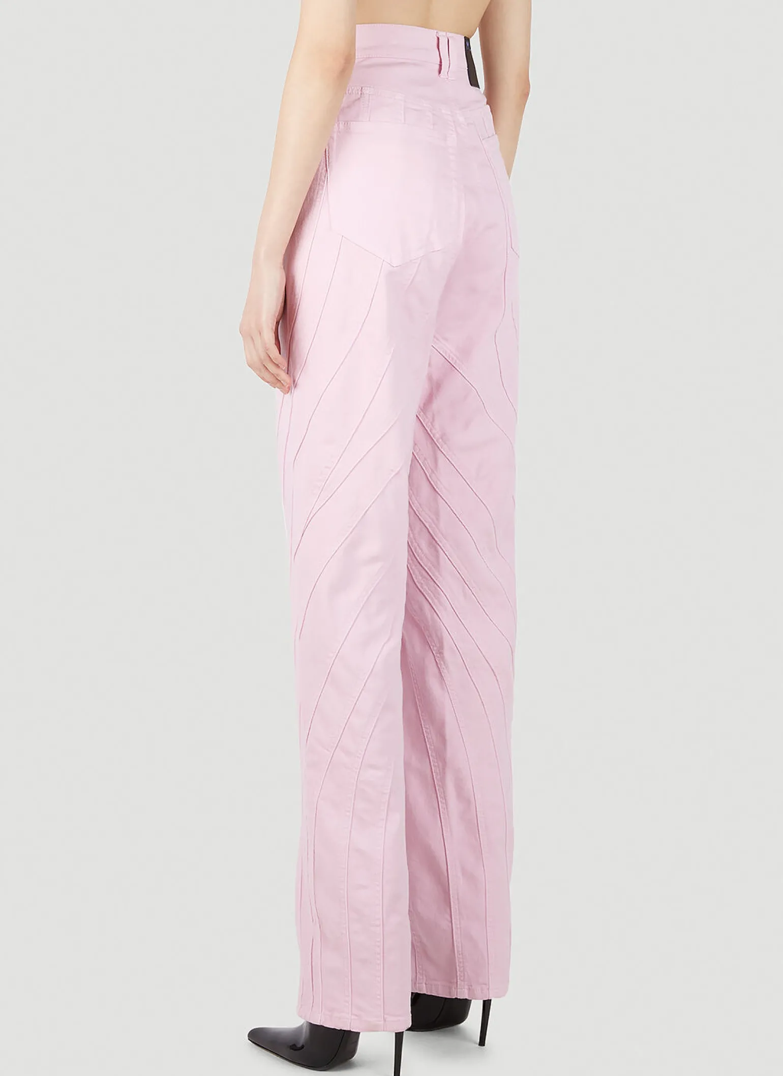 Structured Panel Jeans