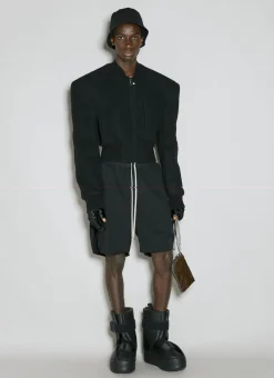Structured Wool Bomber Jacket