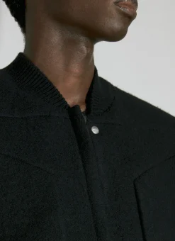 Structured Wool Bomber Jacket