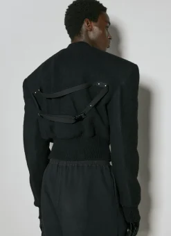Structured Wool Bomber Jacket