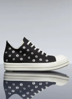 Stud Denim Low Top Sneakers