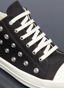 Stud Denim Low Top Sneakers