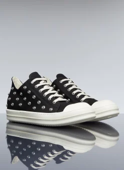 Stud Denim Low Top Sneakers