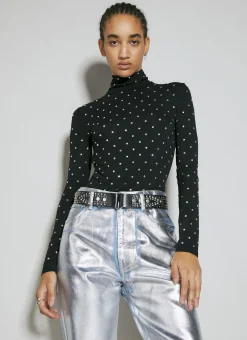Stud Embellished Belt