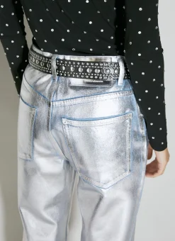 Stud Embellished Belt