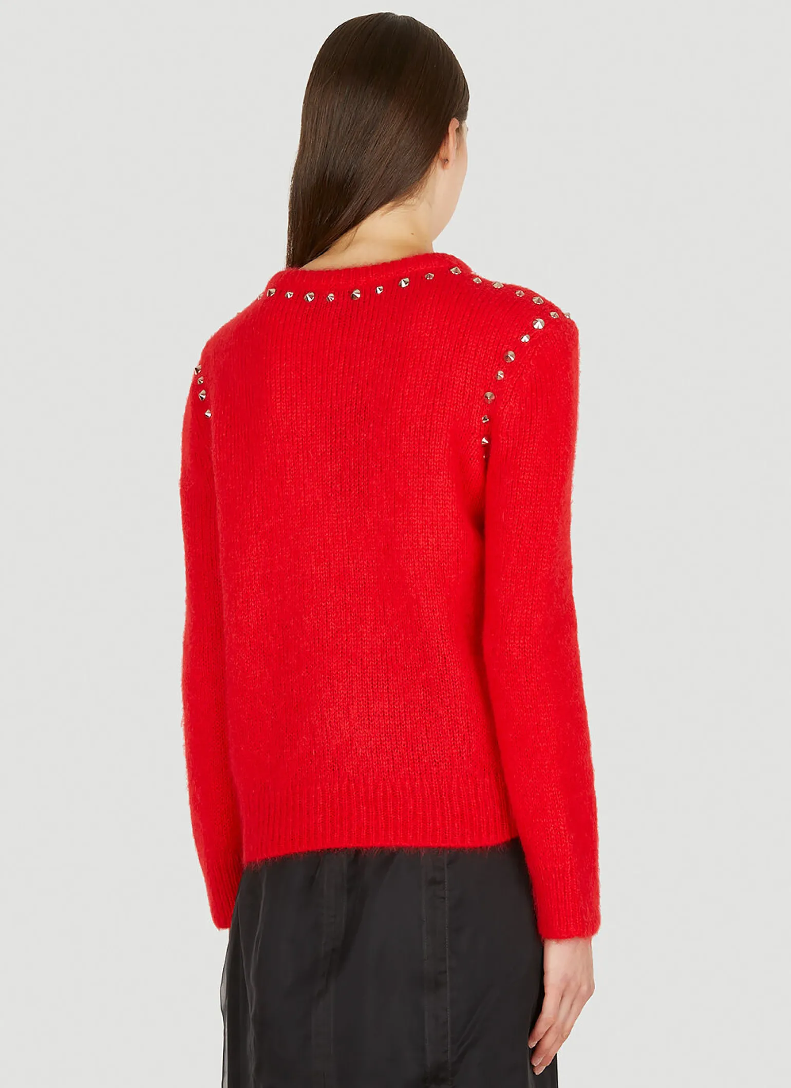 Stud Trim Sweater