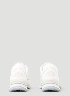 Suede Run Logo Embossed Sneakers