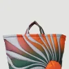 Sunset Puffer Tote Bag