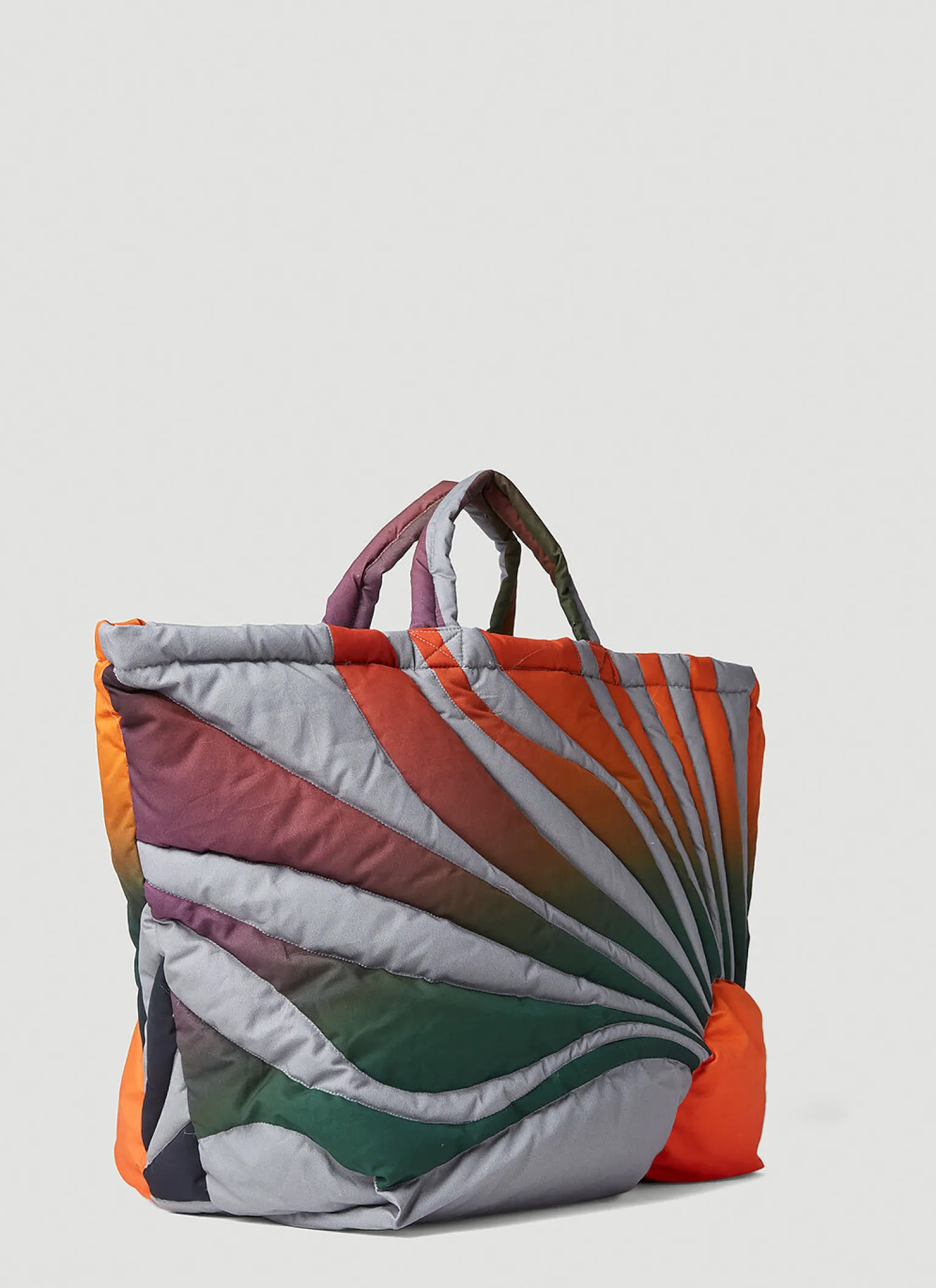 Sunset Puffer Tote Bag