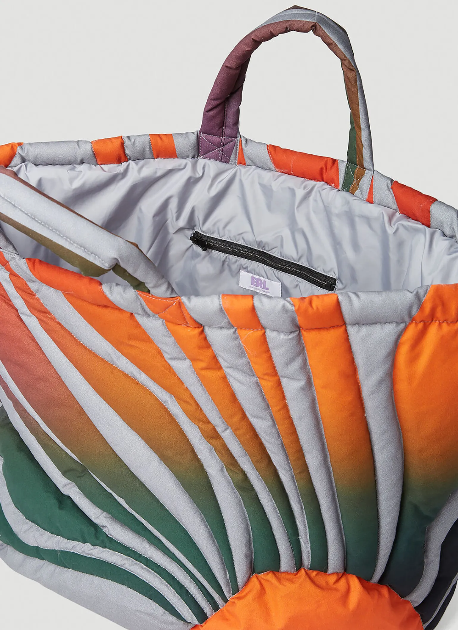 Sunset Puffer Tote Bag