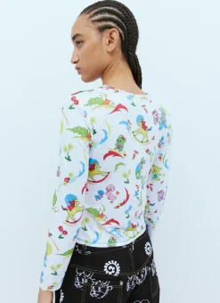 Sweet Neon Bear Jersey Top