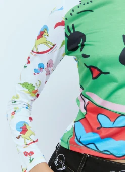 Sweet Neon Bear Jersey Top