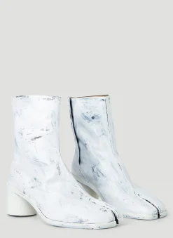 Tabi Painted Ankle Boots
