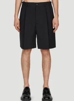 Tailored Pleated Shorts