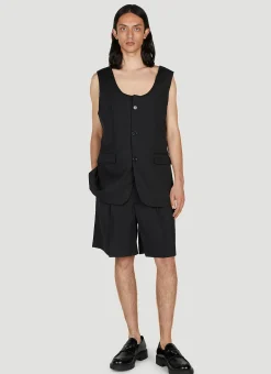 Tailored Pleated Shorts