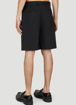 Tailored Pleated Shorts