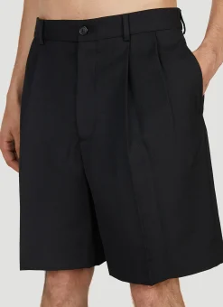 Tailored Pleated Shorts