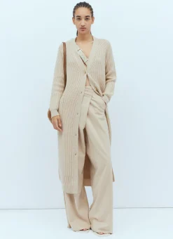 Tailored Wrap Cashmere Pants