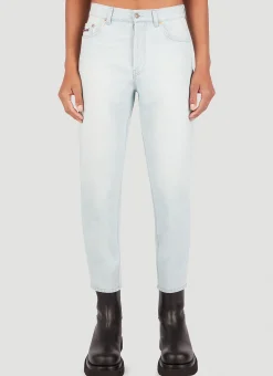 Tapered Leg Jeans