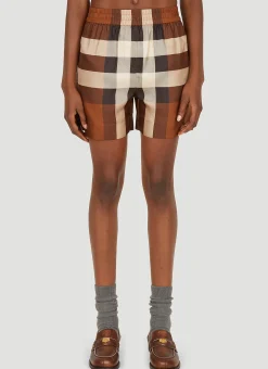Tawney Signature Check Shorts