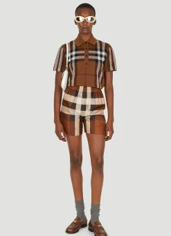 Tawney Signature Check Shorts