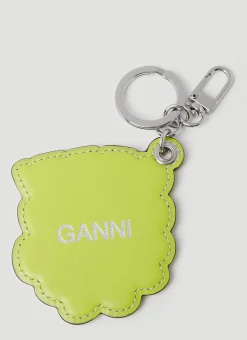 Tender Shoots Flower Keychain