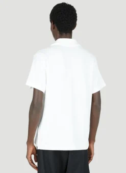 Terry-Cloth Logo Patch Polo Shirt