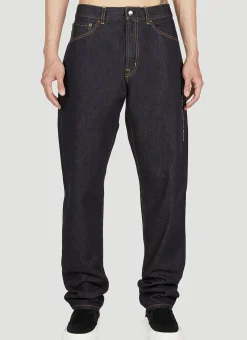 Text Print Jeans