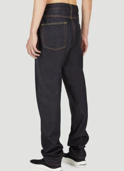 Text Print Jeans