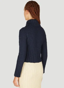 Textured Knit Zip-Up Cardigan