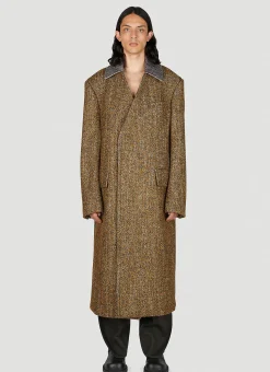 Textured Wool Speckled Coat