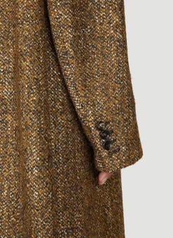 Textured Wool Speckled Coat