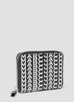 The Monogram Leather Zip Around Wallet