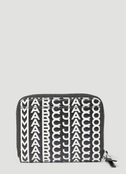 The Monogram Leather Zip Around Wallet