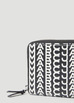 The Monogram Leather Zip Around Wallet
