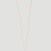 Thin Lines Flat Orb Necklace