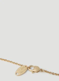 Thin Lines Flat Orb Necklace