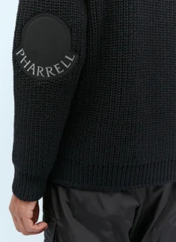 T-Neck Wool Knit Sweater