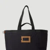 Tonal Check Tote Bag