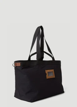 Tonal Check Tote Bag