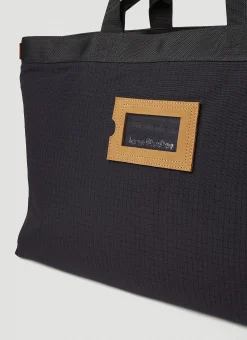 Tonal Check Tote Bag